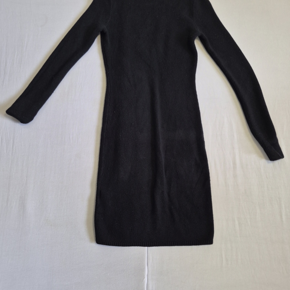 Abercrombie & Fitch Men's Black Ribbed Zip-Front Sweater